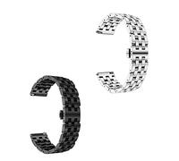 HASGTFM Pulsera de acero inoxidable de la correa del acero inoxidable de 47mm de reloj de reloj 47mm Pulsera deportiva de reemplazo 42 mm ajuste for Huami Ajuste for Amazfit Gtr(2Pcs,For amazfit GTR 4