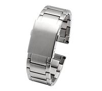 HASGTFM Pulsera de correa de acero inoxidable negro 22 mm 24 mm 26 mm 28 mm 30 mm ajuste for diesel for mí NDZ4316 DZ7395 DZ7305 Banda de reloj de metal sólido(A1,30mm)