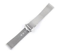 HASGTFM Pulsera de malla Reloj Accesorios Accesorios de implementación Cierre de 20mm Correa de acero inoxidable Reloj Universal Logotipo Ajuste for OmegAwatch
