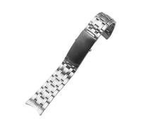 HASGTFM Pulsera De Reloj Fit For Omega 300 600 Fit For PLANET Fit For OCEAN Correa De Reloj De Acero Inoxidable Sólido Accesorios De Reloj Cadena De Banda De Reloj for Hombres(Nine besds,18mm)