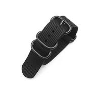 HASGTFM Reemplazo 18/20/22 / 24mm Reloj Correa de nylon de nylon de la banda de la banda de la banda de la banda del anillo de las pulseras de la pulsera de la muñeca(Grn,22mm)