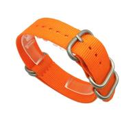 HASGTFM Reemplazo 18/20/22 / 24mm Reloj Correa de nylon de nylon de la banda de la banda de la banda de la banda del anillo de las pulseras de la pulsera de la muñeca(Gold,24mm)