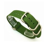 HASGTFM Reemplazo 18/20/22 / 24mm Reloj Correa de nylon de nylon de la banda de la banda de la banda de la banda del anillo de las pulseras de la pulsera de la muñeca(Rose,24mm)