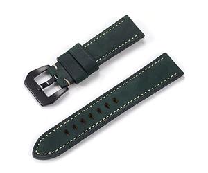 HASGTFM Release rápido 22 mm La banda de repuesto de la banda de vigilancia de 24 mm Corcha Top Store de la banda de cuero de grano de grano(Ralap 9,24mm)