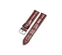 HASGTFM Reloj Ajuste de banda for Longiness Masters Colección Reloj Reloj Correa Correas Pulseras Cuero 19 20 21mm Correa Cuero(B-Brown and white,19mm)