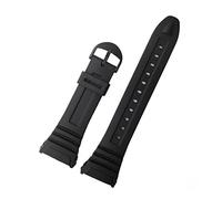 HASGTFM Reloj Banda Anti-Fall Resin Strap Fit for Casio W-96h Sport Black Impermeable Reloj Accesorios Hombre Correa de reemplazo de goma W-96h