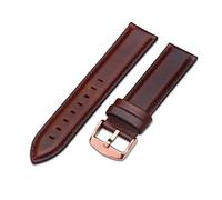 HASGTFM Reloj Correa Reloj Banda Brown Rose Oro Cierre de oro Reloj de reloj 16mm 17mm 18mm 20mm Reloj Correa Ajuste for Dw Ajuste for Daniel Fit for Wellington(Rose-Brown,13mm)
