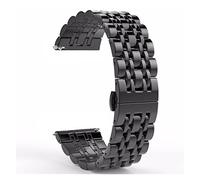 HASGTFM Reloj de banda de pulsera de acero inoxidable de 20 mm 22mm GEA GEA RS3 / S2 Classic Forntier Strap Fit for Samsung Galaxy(Schwarz,20mm)