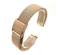 HASGTFM Reloj de correa de banda de reloj de 20 mm de 20 mm 42 46mm Engranaje s3 Ajuste de acero inoxidable de liberación rápida clásica for Samsung Galaxy 3 Fit for Active2(Rose Gold,18mm)