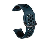 HASGTFM Reloj de cortones de reloj de 20 mm de 22 mm 42m 46 mm Hebilla negra 41 mm de 45 mm de engranaje S2 S3 Ajuste for la pulsera transpirable Huawei GT2 Silicona for Samsung Fit for Galaxy(H16,20m