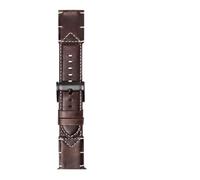 HASGTFM Reloj de cuero Bandas de relojes de relojes de 42 mm de reloj Reloj Accesorios Ajustos for iWatch 1/2/3/4