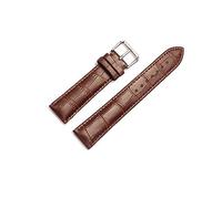 HASGTFM Reloj de cuero de reemplazo universal Correa de reloj de cuero for hombres Mujeres 12mm 14mm 16mm 18mm 19 mm 20 mm 21mm 22mm reloj de reloj(Brown,18mm)