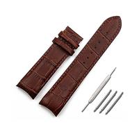 HASGTFM Reloj de cuero for accesorios de reloj for hombre Apto for correa Tissot T035 maquinaria de cuero 1853 Apto for mapa genial Lee Lock cinturón for hombres y mujeres(Brown,23mm)