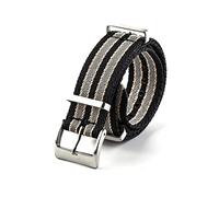 HASGTFM Reloj de lona Correa de reloj universal Ajuste for SKX007 Seamaster 300 Bond Pulsera de calibre Accesorios 20 mm 19 mm Zulu Nylon 007(3,19mm)