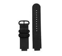 HASGTFM Reloj de nailon de 16mm, correa de reloj modificada compatible for Casio GA900 GA110 DW5600 5610 GWB5600 GA2100, pulsera negra dorada for deportes al aire libre(Black-black)