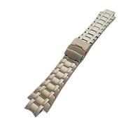 HASGTFM RESISTENCIA DE GAQUE DURADA Duradera Correa de metal Ajuste for Casio EDIFICE EFR-539 Reloj Accesorio Acero inoxidable reloj de reloj