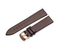 HASGTFM RETRAJE REATRO 18 mm 20 mm 22 mm Fino de reloj suave Correa de correa adecuada for un ajuste adecuado for DW Reloj Galaxy Watch Gear S3(Brown rose gold,22mm)