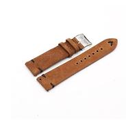 HASGTFM Retro camuflaje de cuero reloj de la banda de reloj 18 mm 20 mm 22 mm 24mm for hombres Mujeres Reloj Cinturón Accesorios Reloj de pulsera Pulsera(White Black,20mm)