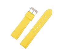 HASGTFM Silicone Rubber Sport Band Band Universal Watchband Strap Binst Binst Belt Belting 16 mm 18 mm 20 mm 22 mm 24 mm for hombres Mujeres(Gelb,16mm)