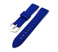 HASGTFM Silicone Strap ACCESORIOS DE VISTORES MENOS ARC BOCA RELAJO BANDA DE LA BANDA DE VISTA 18 mm 20 mm 22 mm(Blue,20mm)