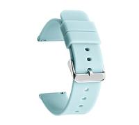 HASGTFM Sport Silicone Strap Strap Wnist Bracelet Fit For Samsung Fit for Galaxy Fit for Active 2 Fit for Huawei GT 2E Fit For Quartz Fit For Business Watch 14 16 18 20 mm 22 mm 24 mm de 24 mm(Lake bl