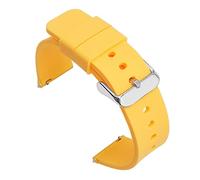 HASGTFM Sport Silicone Strap Strap Wnist Bracelet Fit For Samsung Fit for Galaxy Fit for Active 2 Fit for Huawei GT 2E Fit For Quartz Fit For Business Watch 14 16 18 20 mm 22 mm 24 mm de 24 mm(Yellow0