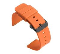 HASGTFM Sport Silicone Strap Strap Wnist Bracelet Fit For Samsung Fit for Galaxy Fit for Active 2 Fit for Huawei GT 2E Fit For Quartz Fit For Business Watch 14 16 18 20 mm 22 mm 24 mm de 24 mm(Orange0