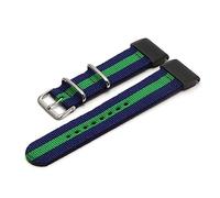HASGTFM Strap Nylon 26 22 2 0 mm Fit Watch Band Fit for Garmin-Fenix 5x 5 5s Más/apto for Fenix 3/3 HR/935 945 Pulsera inteligente(Blue green blue,20mm 5S)