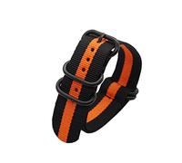 HASGTFM Tela Nylon Sports Strap 18mm 20mm 22 mm 24mm reloj de reloj duradero de moda de reloj de reloj de reloj de reloj de reloj de reloj(1,24mm)