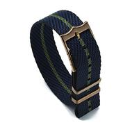 HASGTFM Un solo paso del estilo de la OTAN del estilo de la pulsera de la pulsera de la pulsera de la pulsera de la tela de 20 mm 22 mm de nylon Reloj de reloj de la OTAN Ajuste for la correa del relo