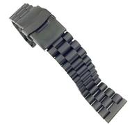 HASGTFM WatchBand Watch 42 46 mm Fit for Huawei Watch GT2 Pace de bip ajuste for motor 360 Corcha de acero inoxidable 18 mm 24 mm 22 mm 20 mm Fit for Samsung Fit for Galaxy(Schwarz,24mm)