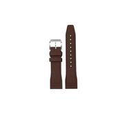 HASGTFM Watchdives Correa de caucho Natural 20mm 22mm correa de reloj de goma Universal de extremo plano de liberación rápida compatible con SKX007/SKX009/Turtel(Brown,20mm)
