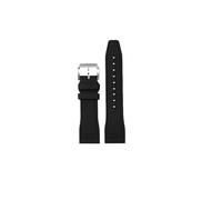 HASGTFM Watchdives Correa de caucho Natural 20mm 22mm correa de reloj de goma Universal de extremo plano de liberación rápida compatible con SKX007/SKX009/Turtel(Schwarz,22mm)