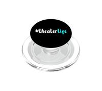 Hashtag Teatro Vida #theaterlife Divertido Actor Actriz Director PopSockets PopGrip para MagSafe
