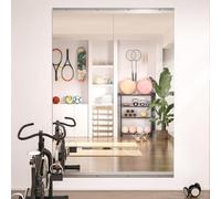 Hasipu Espejo de Gimnasio en Casa 55 x 21 Pulgadas - 2 Unidades de Cuerpo Completo para Yoga, Pared de Longitud Completa para Fitness, Garaje y Estudio de Baile