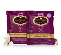 HASK MACADAMIA Tratamientos acondicionadores profundos hidratantes para todo tipo de cabello, seguro para el color, sin gluten, sin sulfatos, sin