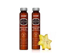 HASK Queratina Protena suavizado de aceite para el cabello para el brillo y el control de frizz para todos los tipos de cabello Color sulfato sin gl