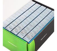 HASKYY 6 kg de peso adhesivo, 12 x 5 g, galvanizado, 100 barritas adhesivas, 60 g, 12 x 5 g, para llantas de acero y llantas de aleación, pesos adhesivos FE