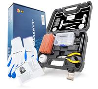 HASKYY 60 piezas. Juego profesional de reparación de neumáticos I Juego para automóviles, camiones, motocicletas, QUAD, cuatriciclos, tractores, coches I incl. manual en 5 Idiomas