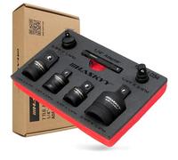 HASKYY Juego de destornilladores de impacto de 1/4", 3/8", 1/2" 3/4" para destornillador inalámbrico, carraca y llave dinamométrica, juego de tuercas de acero al cromo molibdeno