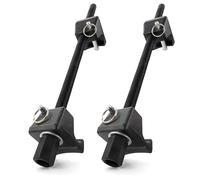 HASKYY Juego de tensores de muelles y amortiguadores, 380 mm, Universal, con pasadores de Seguridad para el Sector del automóvil, Bajada de suspensión, amortiguadores y Tuning