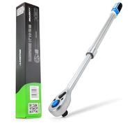 HASKYY Llave de carraca telescópica de 1/2", 61-75 cm, extensible, 610-750 mm, par de torsión 768 Nm