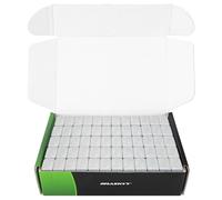 HASKYY Pesos de equilibrio de acero, 25 barritas adhesivas, 60 g, con borde de demolición, galvanizado y recubierto de plástico, 1,5 kg, 12 x 5 g