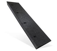 HASKYY Rampa de Bordillo de Caucho Reciclado Negro 1000x250x70 mm (LxAxH) - Acceso, Umbral, Silla de Ruedas, Coche, Caravana, Carretilla