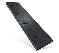 HASKYY Rampa de Goma Negra para bordillos I Ancho: 100 cm I Altura: 45 mm I Rampa Cuña de Goma Rampa para Silla de Ruedas Ascenso Cuña Ascenso para Puerta de Coche