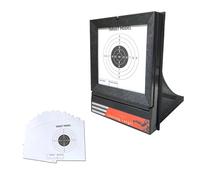 HASLED Diana Plegable para Tiro con Recogedor de Proyectiles - Incluye 20 Blancos Papel (Billes BB/Agua/Suaves)