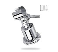 HASLED Soporte Ajustable para Alcachofa Ducha de Pared - Acero Zincado con Tornillos Incluidos - es muy fácil de usar y es la opción ideal para el cuarto de baño doméstico