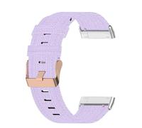 HASMI Compatible for Fitbit Versa 3 Versa3, reloj inteligente de nailon, pulsera resistente al agua, accesorios transpirables for pulsera Fitbit Sense (Color : Light purple, Size : Fitbit Versa 3)