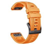 HASMI Correa de 22 26 mm Compatible for Garmin Fenix 6X Pro/7X/5X/Descent MK1 Correa de Reloj de Silicona Compatible for Pulsera Fenix 7/6/Tactix7/Forerunner 955/945 (Color : Noir, Size : 22mm)