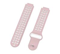 HASMI Correa de 22 mm compatible con Garmin Forerunner 220 230 235 630 620 735 Approach S20 S5 S6 pulsera de silicona accesorios for pulsera (Color : Pink-white, Size : For Forerunner 735XT)